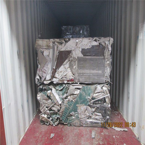 Shipping "Aluminum 97/3 TT Scrap" from "New York"