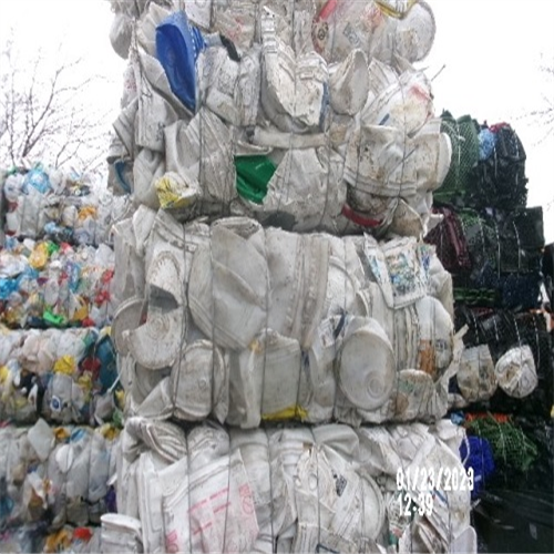 HDPE white buckets in bales for sale