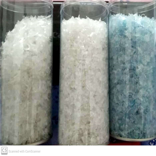 Supplying 800 Tons of PET Flakes in Green, Clear, and Blue on a Monthly Basis from Surabaya