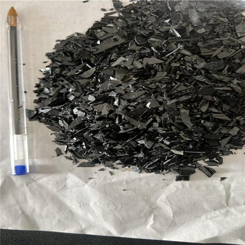 PET black flakes from cups/trays 