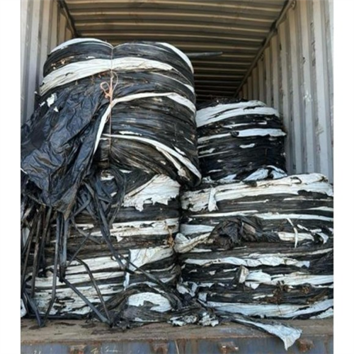 5 Loads of LDPE Black and White Film Available for Sale from Los Angeles