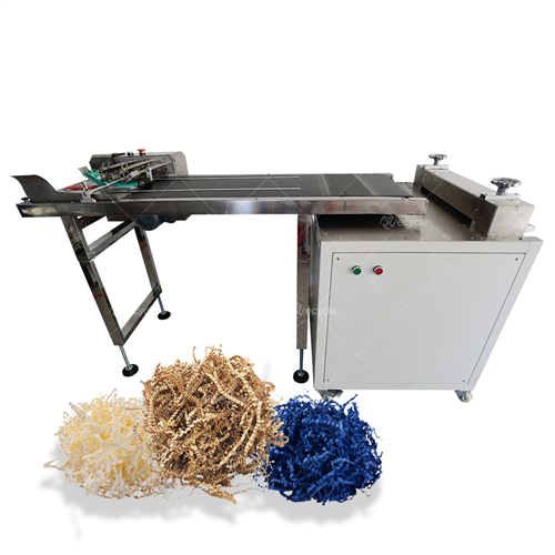 Crinkle Paper Shredder Filler Crinkle Paper Cutter Machine with Crinkle and Straight Blades