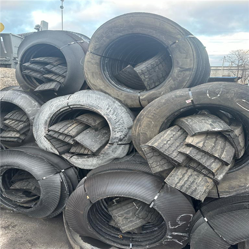 Providing a Large Volume of “3 Cut Truck Tire Scrap ” from the USA