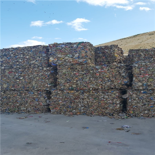 Overseas Supply of 100 Tons of Ferrous Metal Can Scrap Baled from Birzebbugia, Malta 