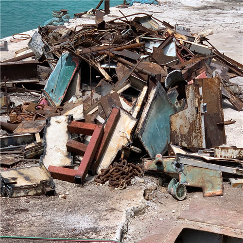 100 MT of HMS Scrap Available for Sale from the British Virgin Islands