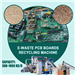Circuit Boards IC Chips Gold Recovery Machine E Waste PCB Precious Metal Recycling Machine